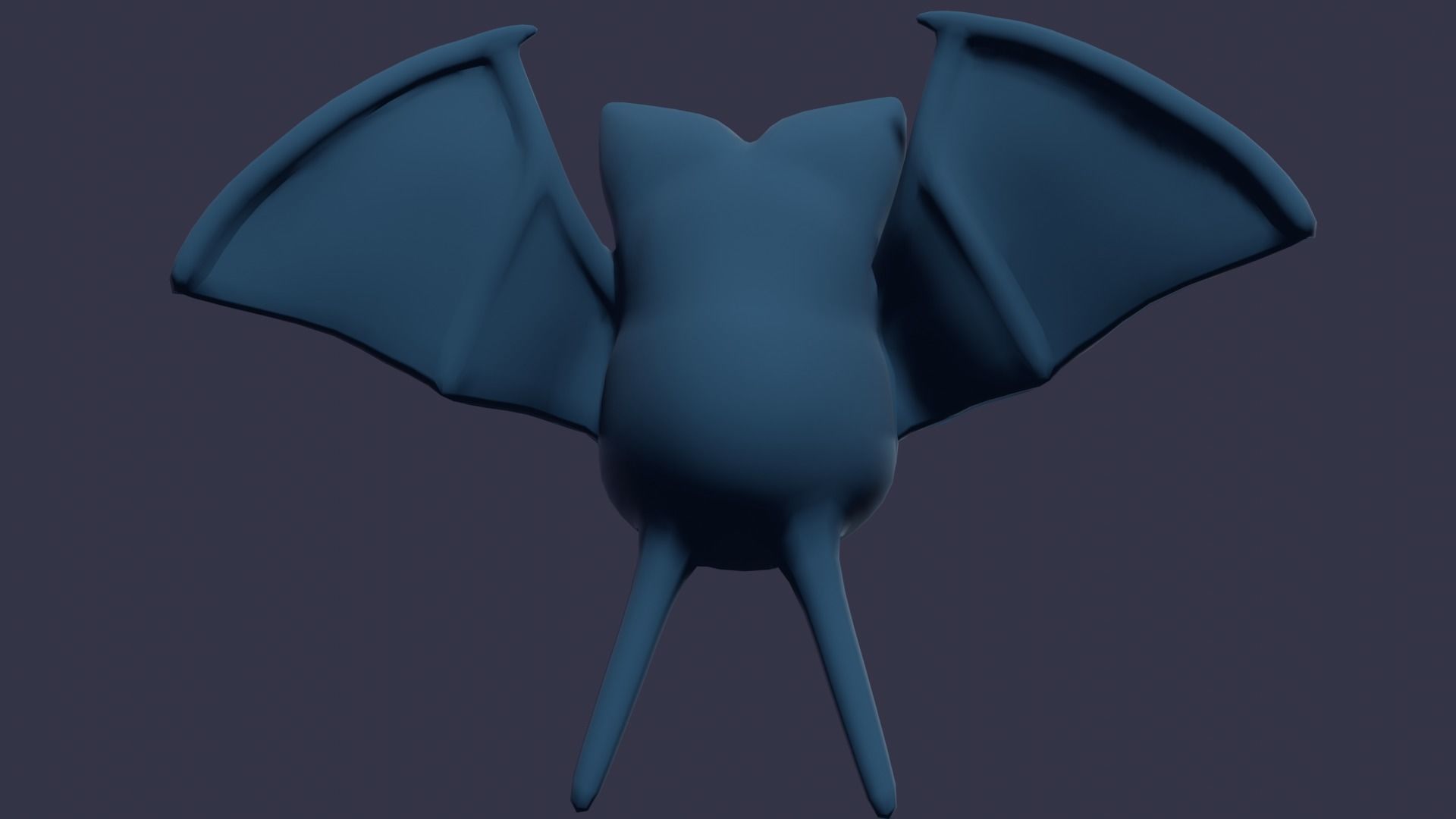 FREE Low-Poly Zubat - Rigged Pokemon with animation Free low-poly 3D model_3