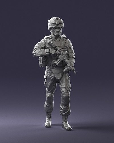 Warrior 0303-2 3D Print Ready 3D print model