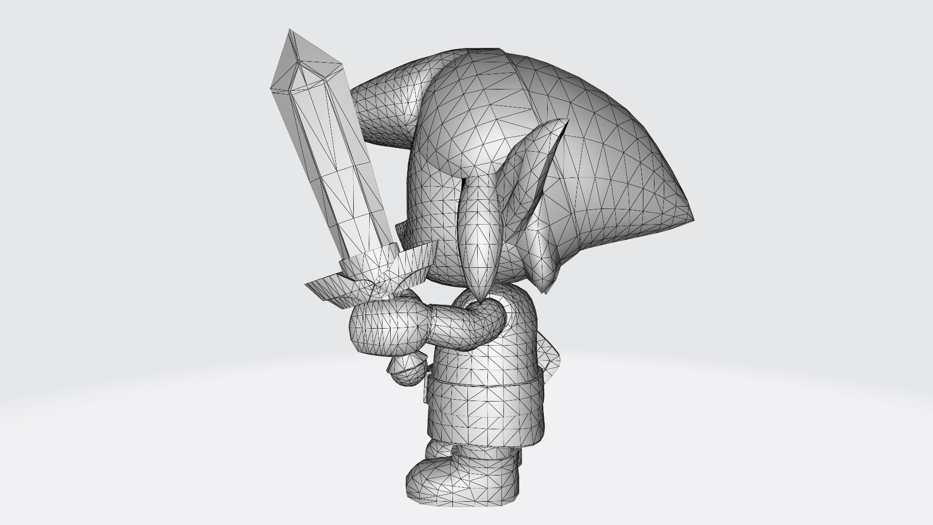 The Legend of Zelda link 3D print model_11