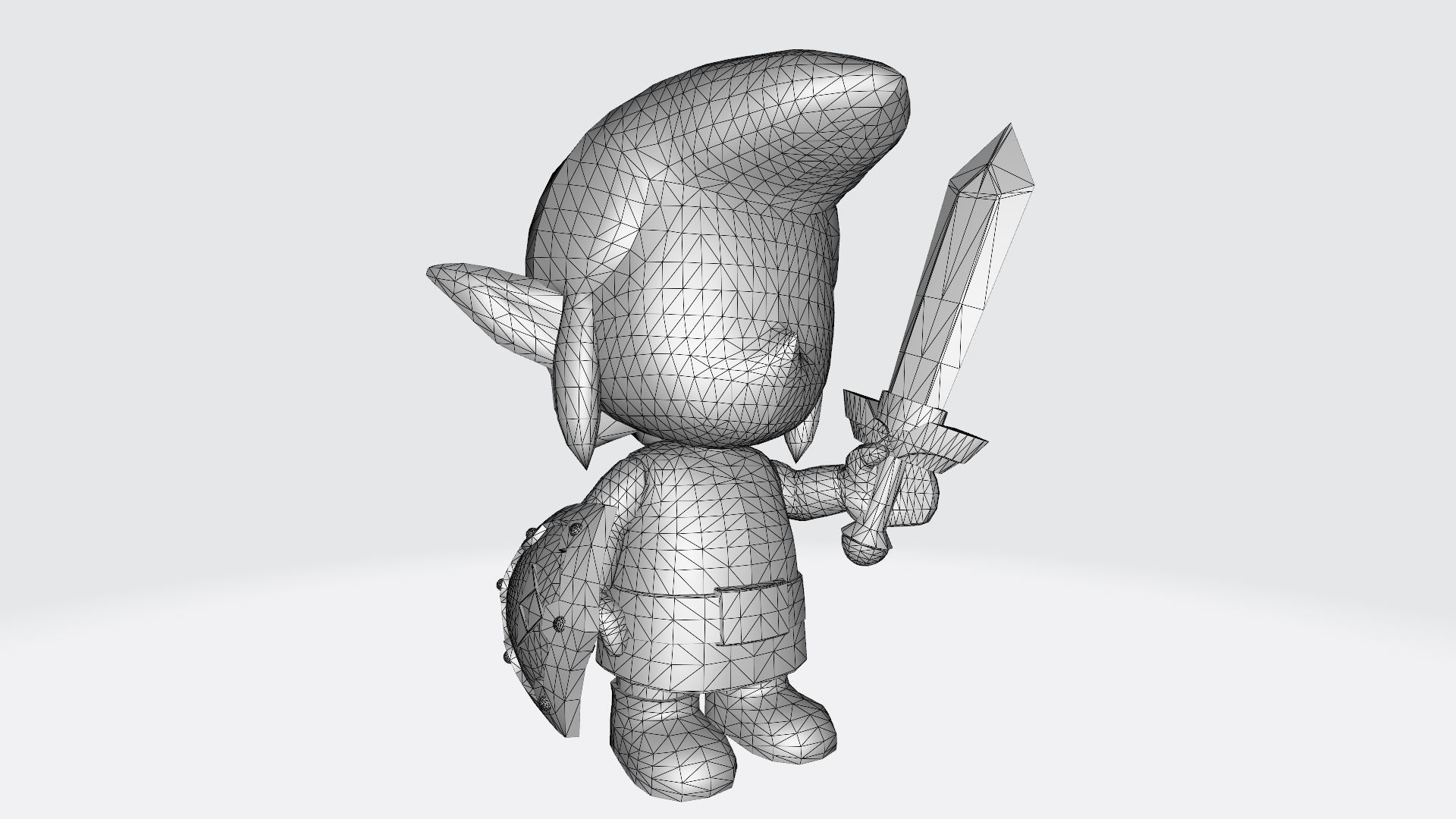 The Legend of Zelda link 3D print model_10