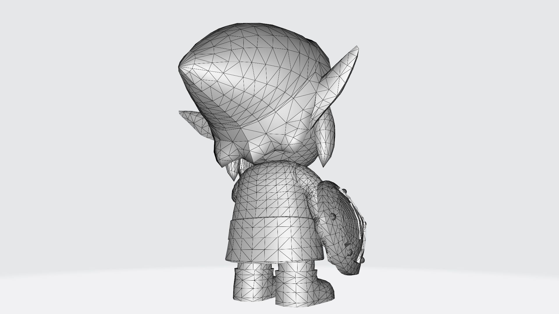 The Legend of Zelda link 3D print model_12