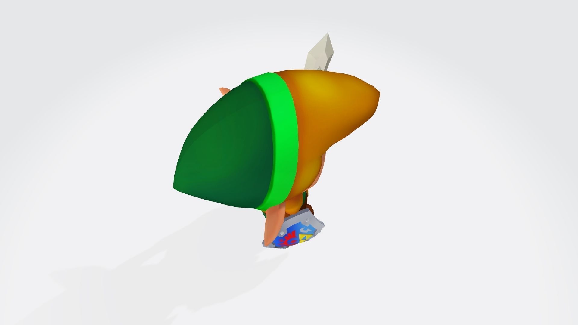 The Legend of Zelda link 3D print model_4