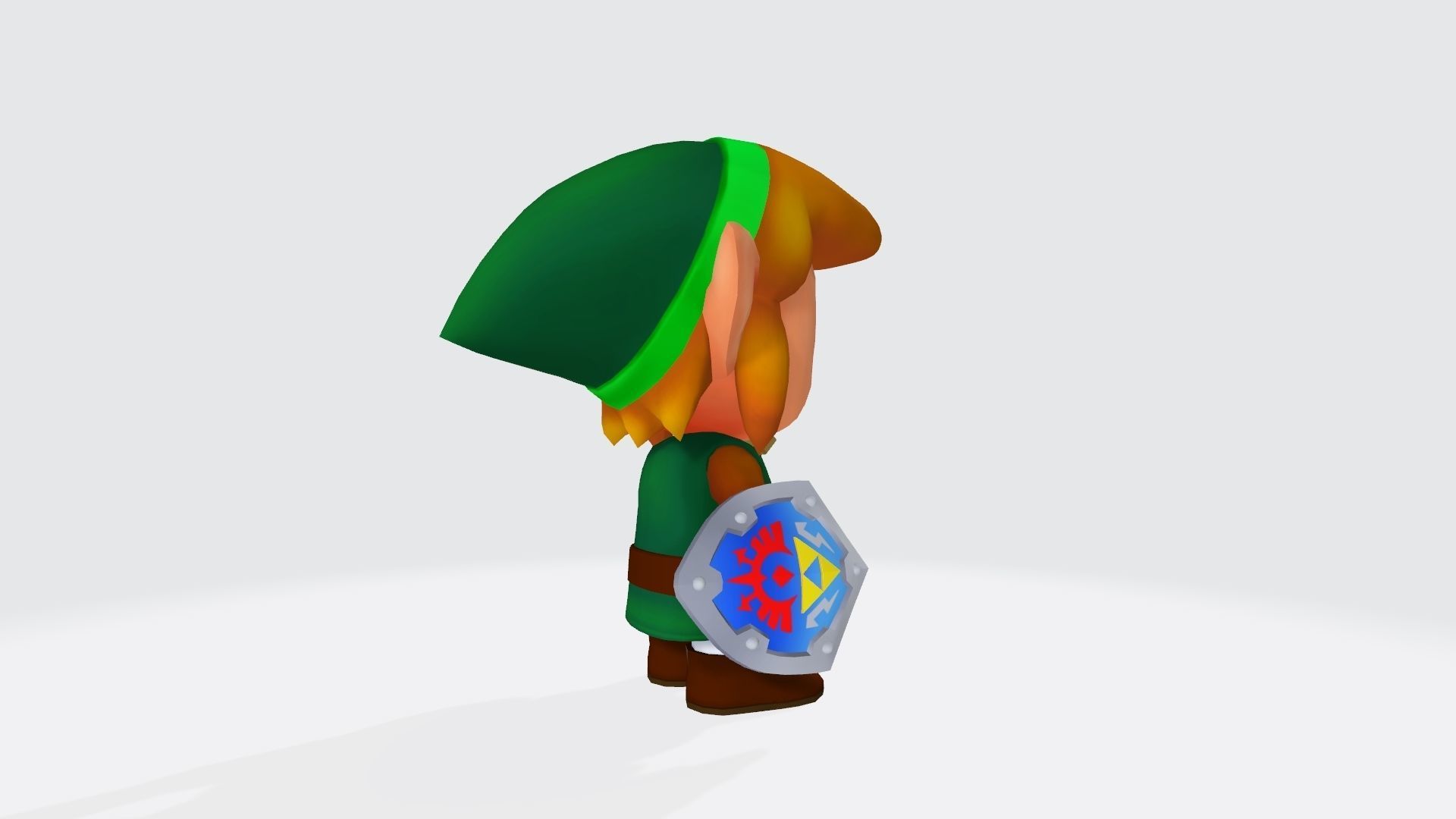 The Legend of Zelda link 3D print model_3
