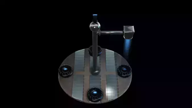 Teleport Station 3D model