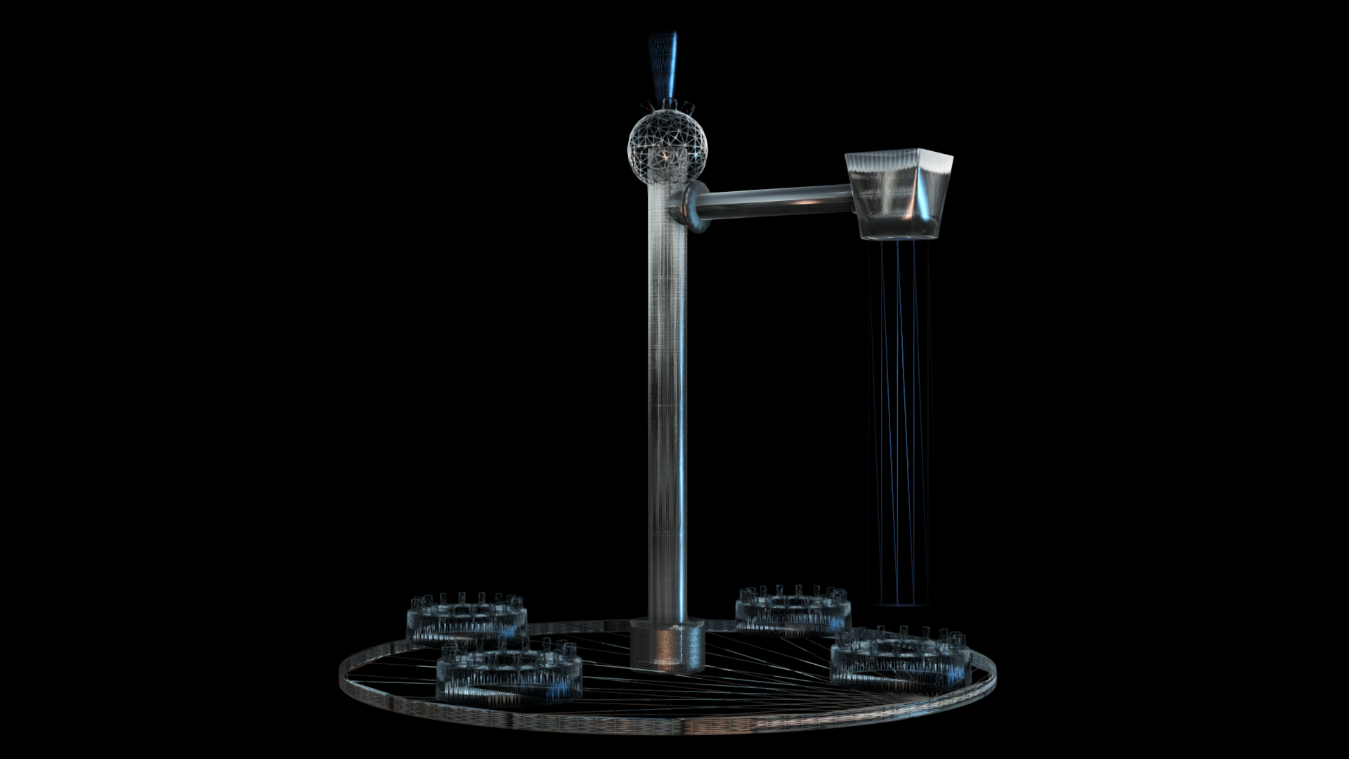 Teleport Station 3D model_3