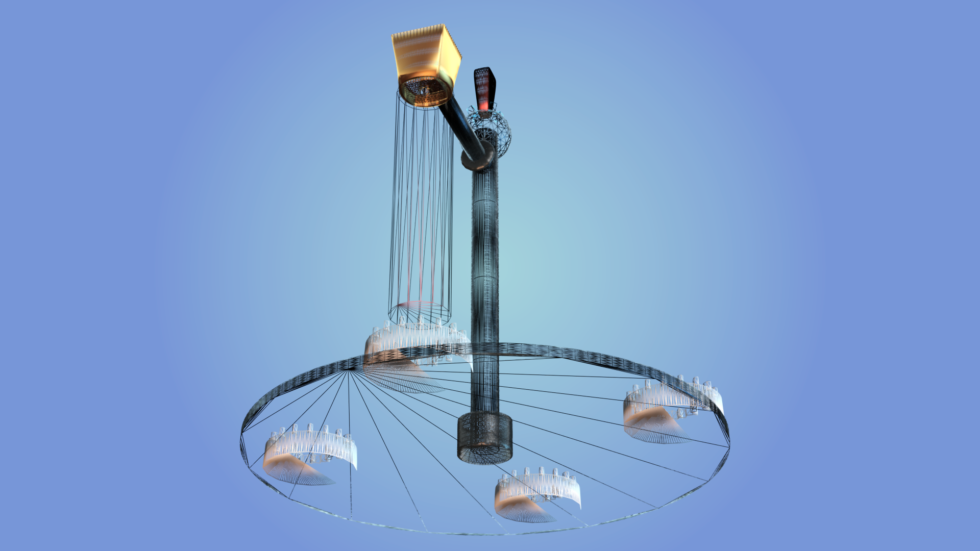 Teleport Station 3D model_5