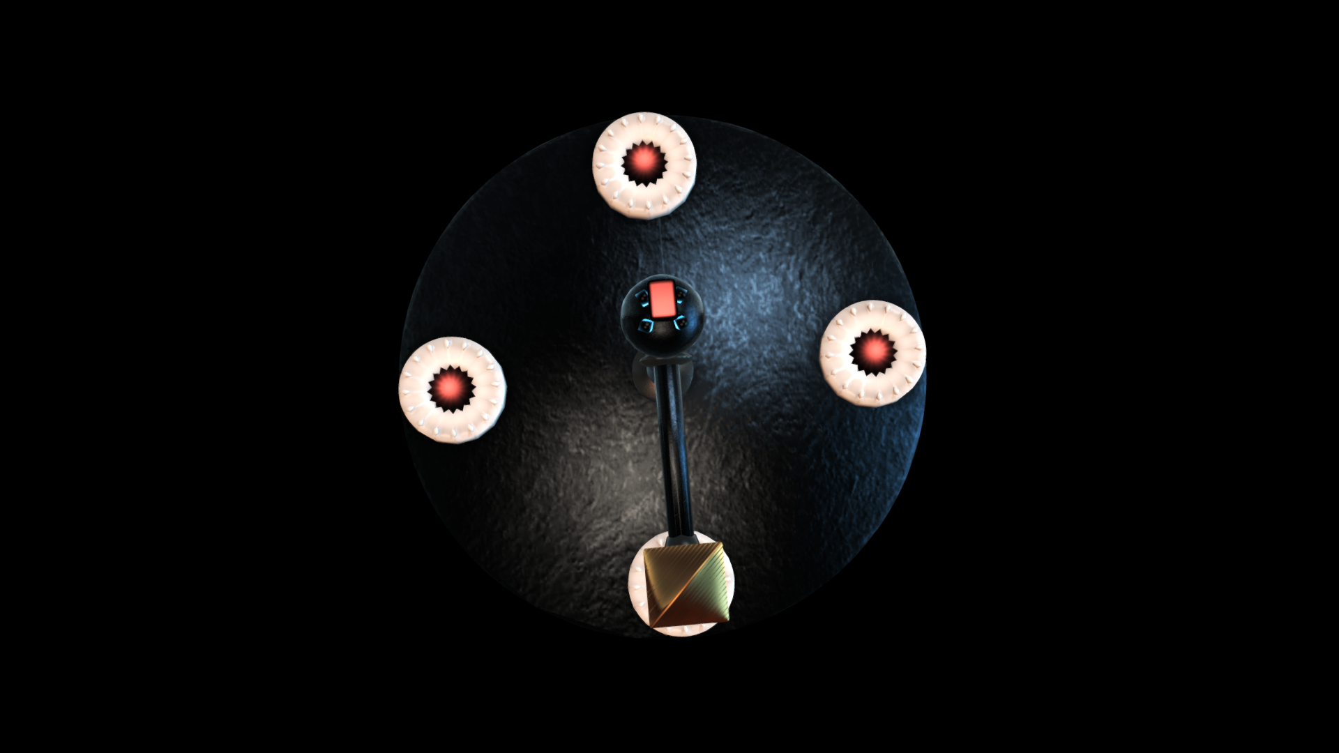 Teleport Station 3D model_6