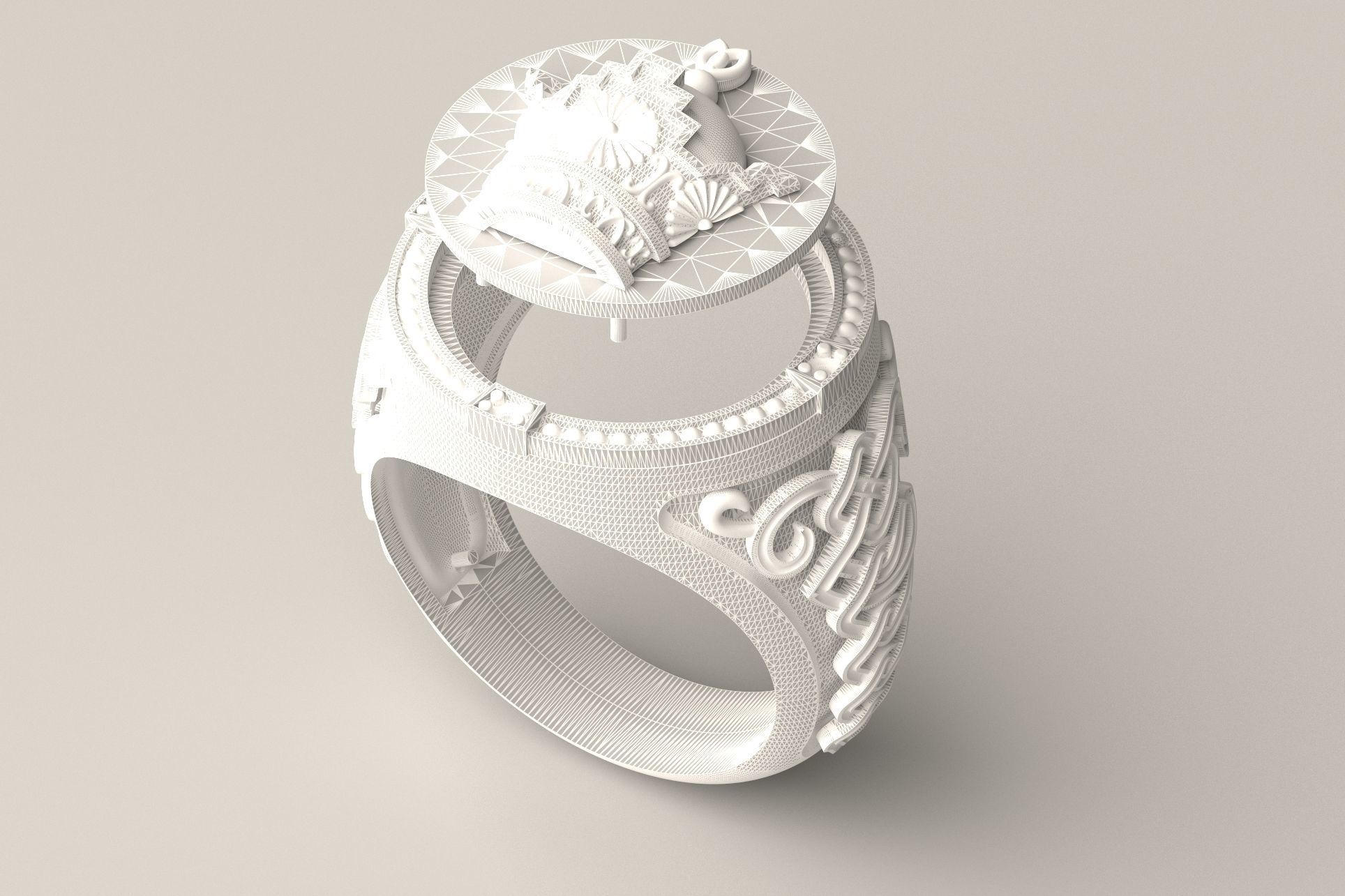 Ring R 28 3D print model_2