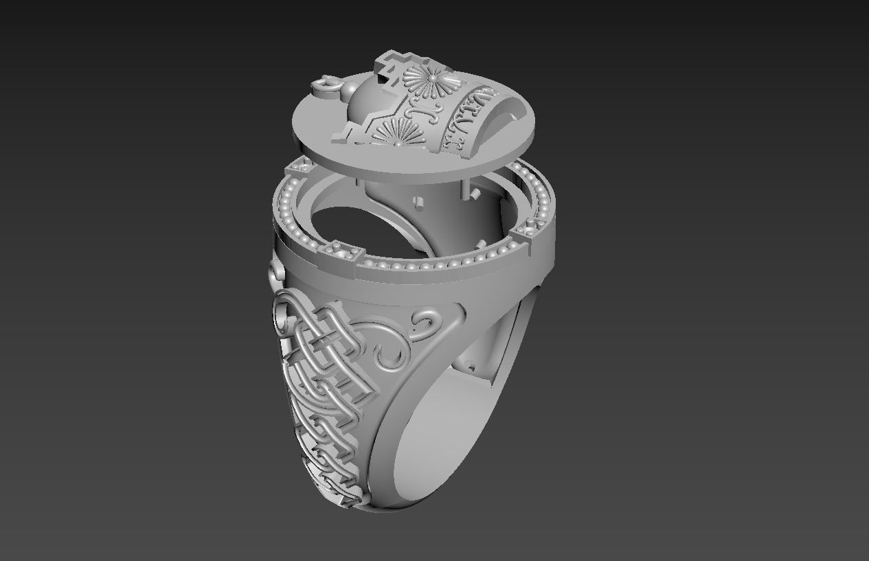 Ring R 28 3D print model_3