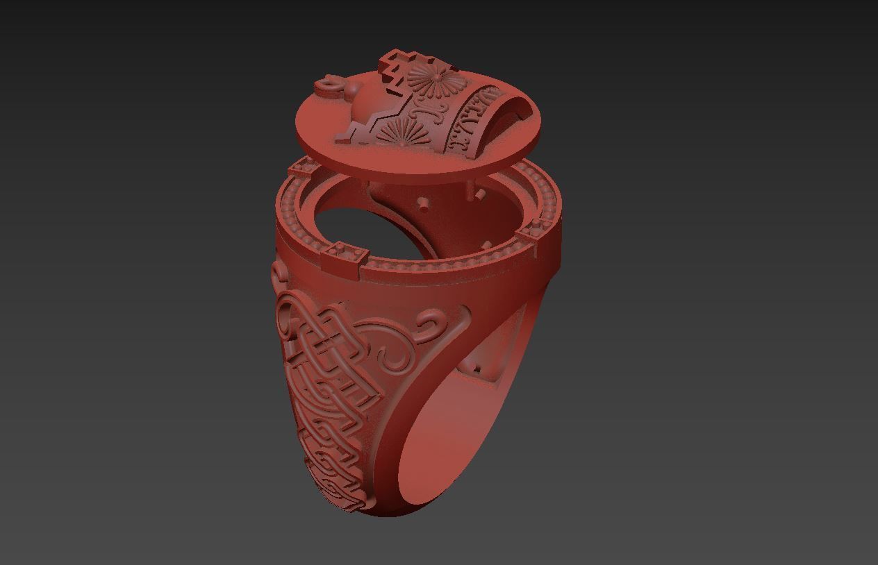 Ring R 28 3D print model_4
