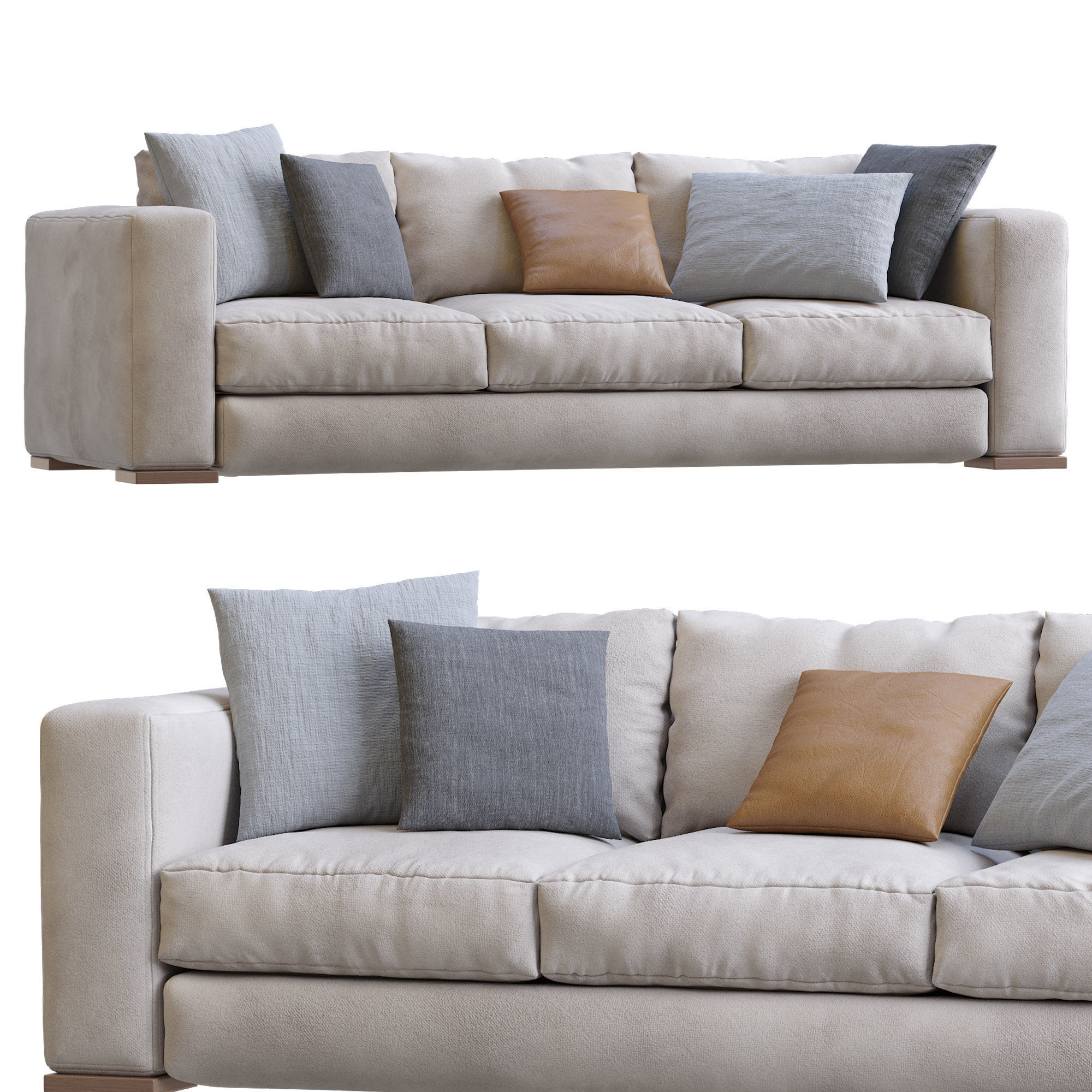 Sofa Arthur By Jesse 3D model_4
