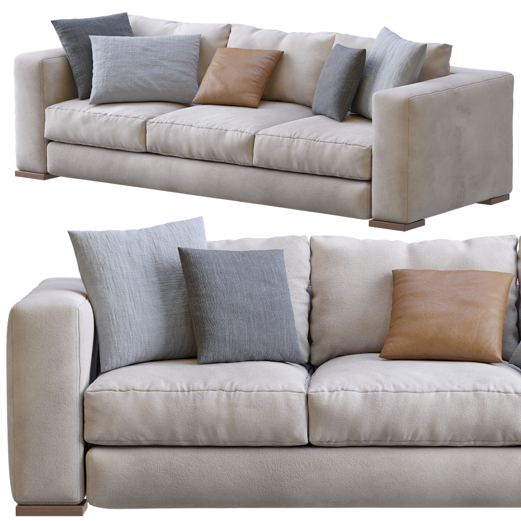 Sofa Arthur By Jesse 3D model_25