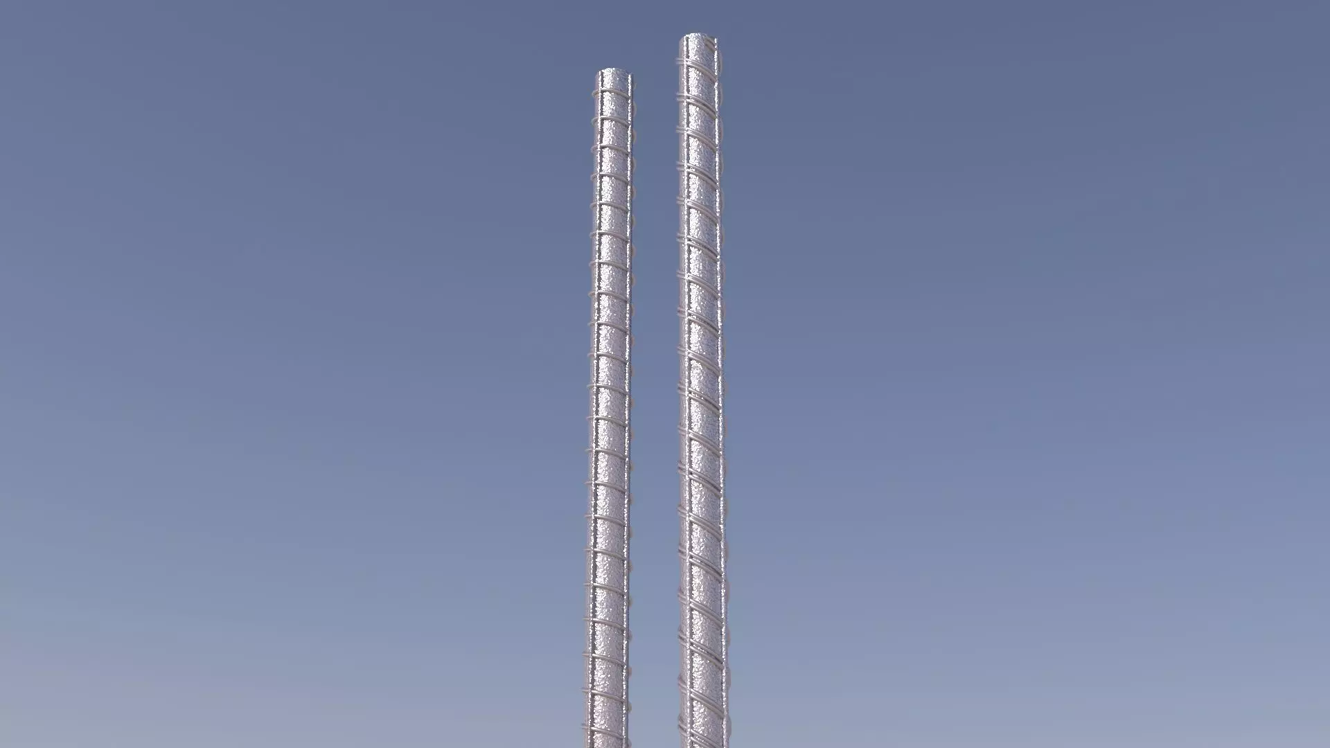 Steel-Iron Pole Free 3D model