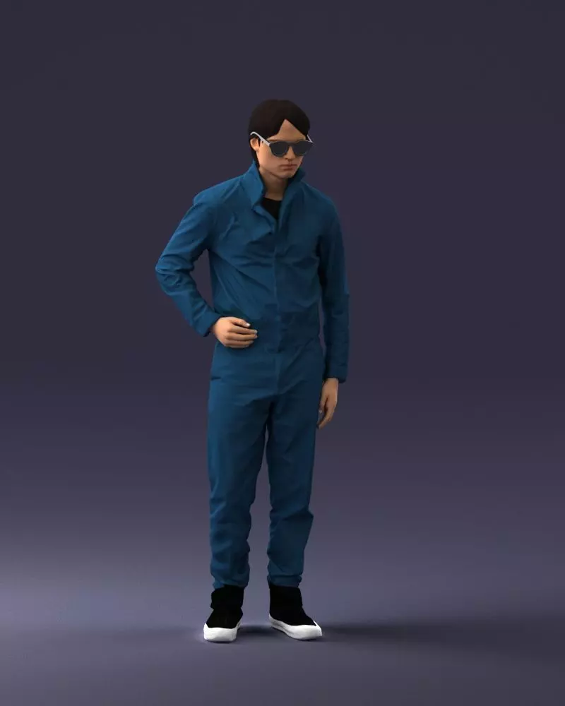 000072 Sci-Fi Man 0831 3dp 3D print model