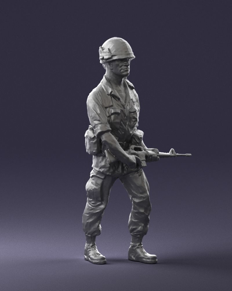 Warrior 0303-11 3D Print Ready 3D print model_4
