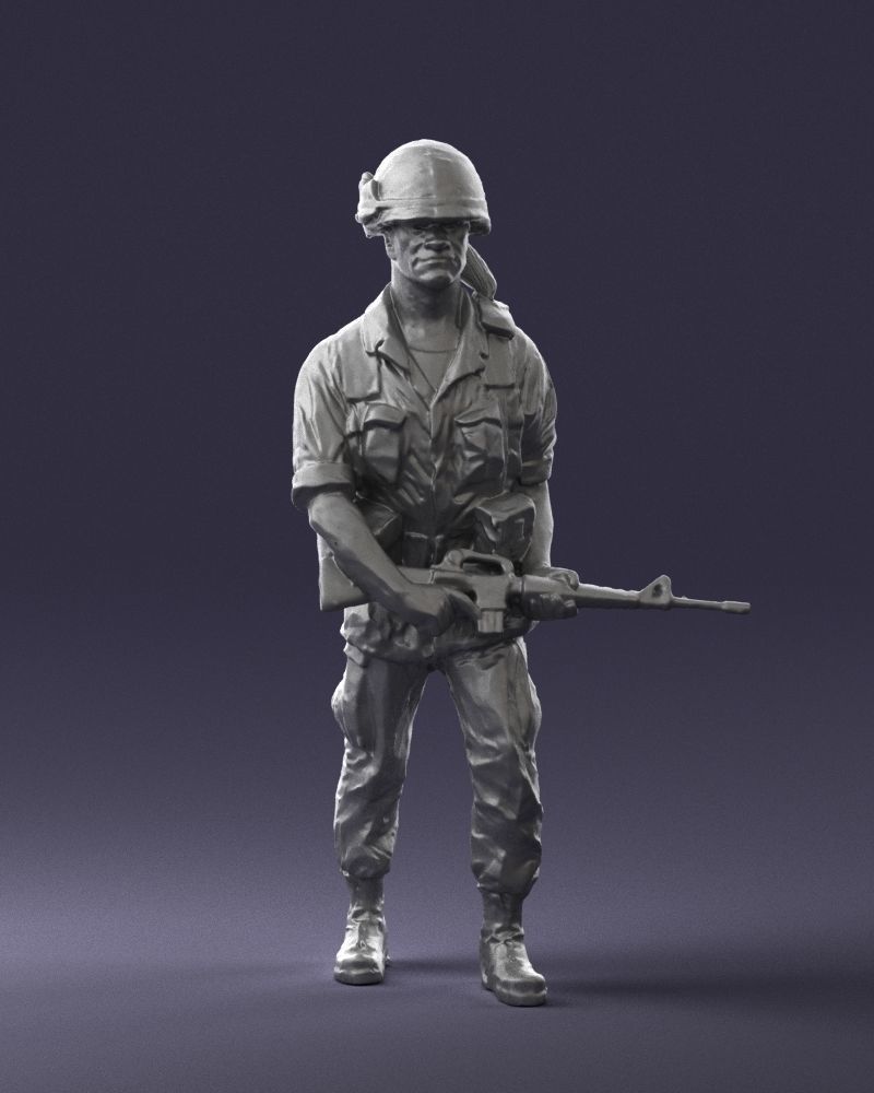 Warrior 0303-11 3D Print Ready 3D print model_22
