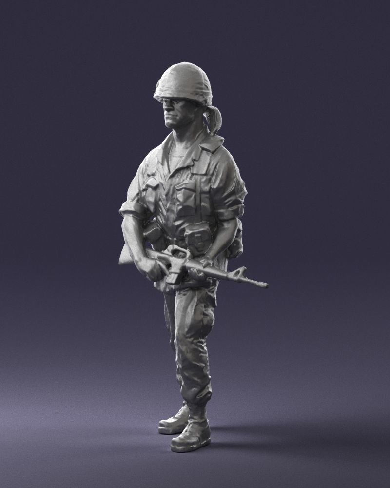 Warrior 0303-11 3D Print Ready 3D print model_18