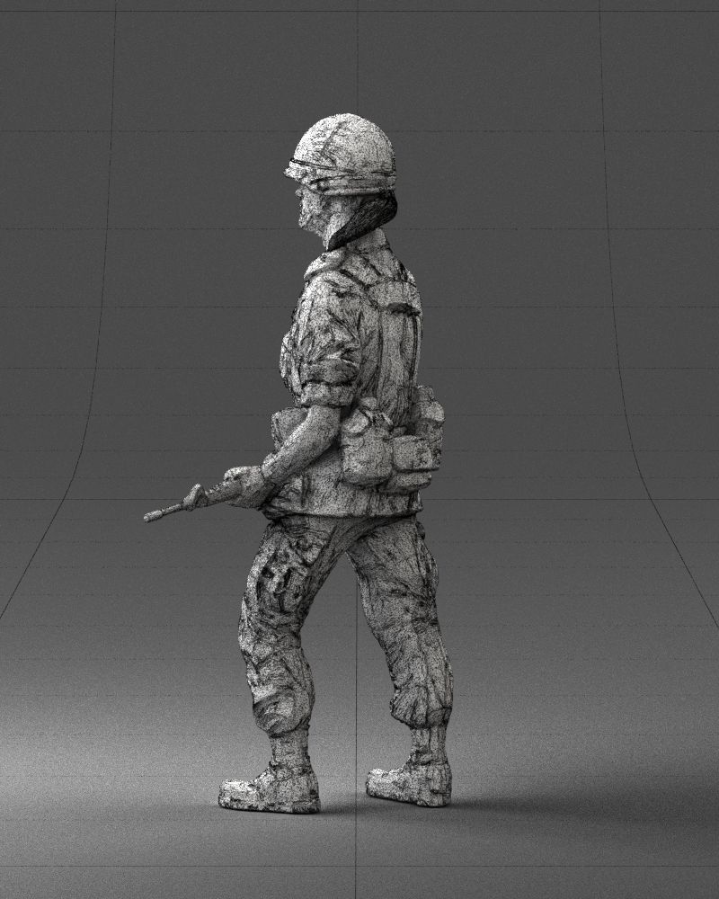 Warrior 0303-11 3D Print Ready 3D print model_15