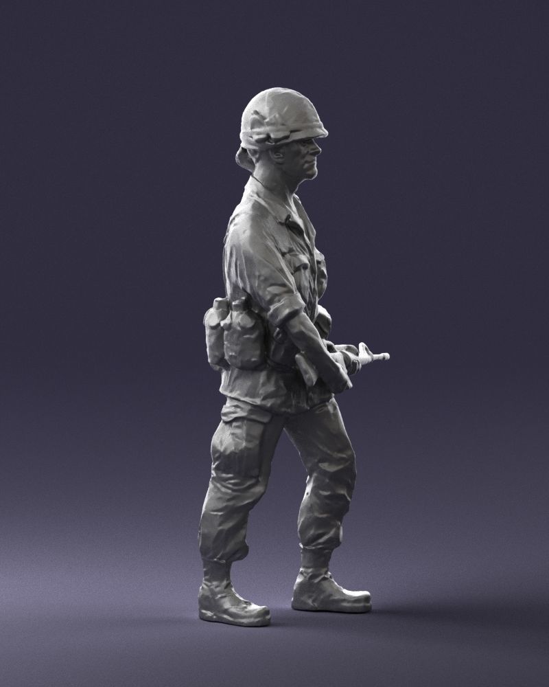 Warrior 0303-11 3D Print Ready 3D print model_6