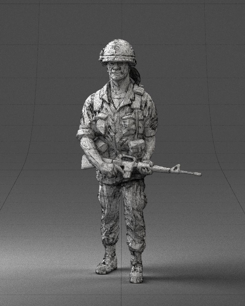 Warrior 0303-11 3D Print Ready 3D print model_21