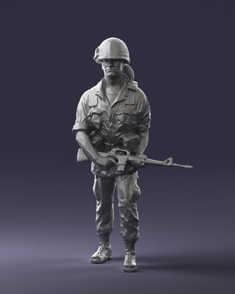 Warrior 0303-11 3D Print Ready 3D print model_20