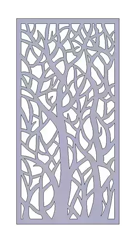 CNC Laser cut pattern Backlit Wall hanging