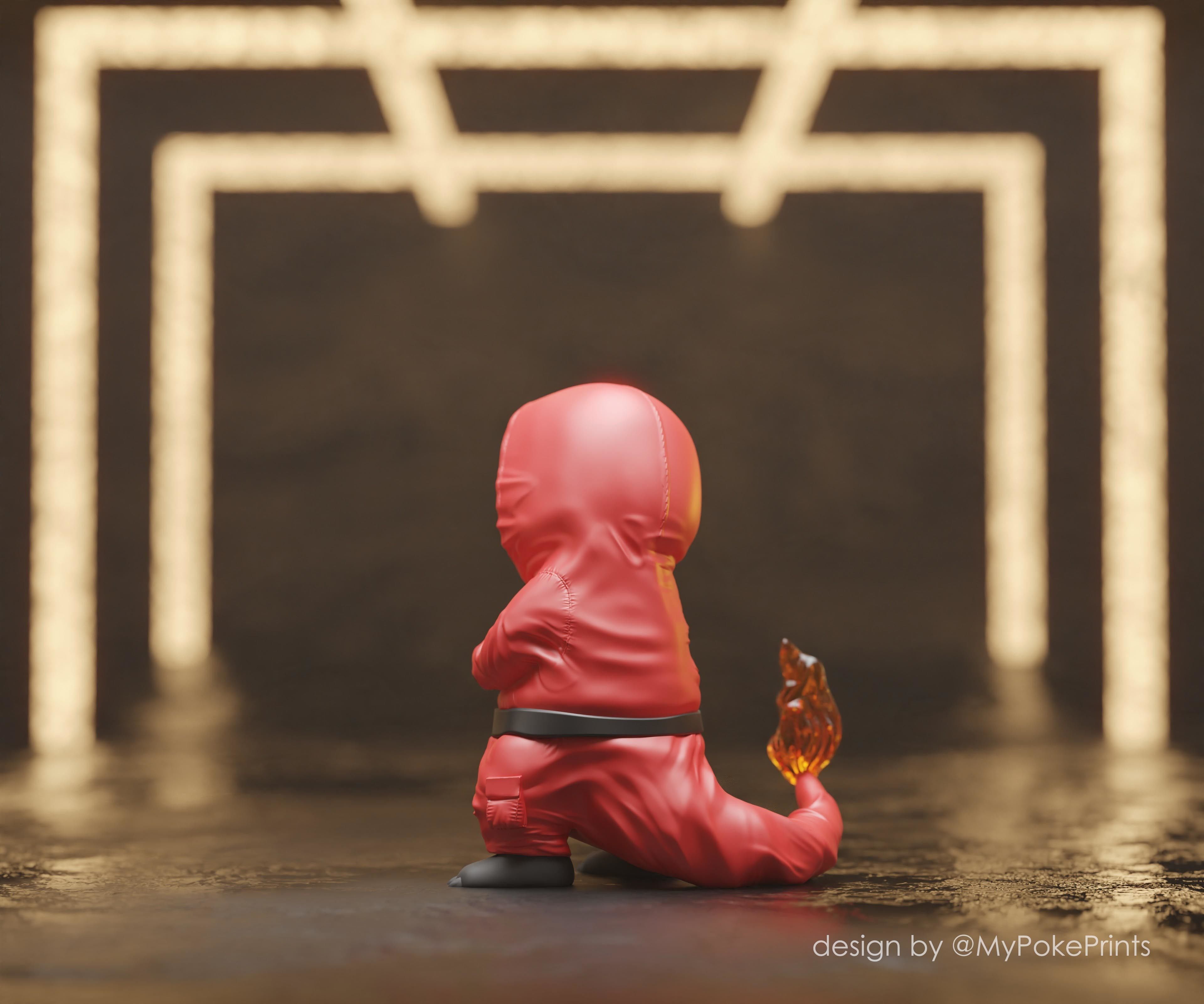 SQUID GAME STARTER POKEMON charmander pikachu and other 3D print model_9