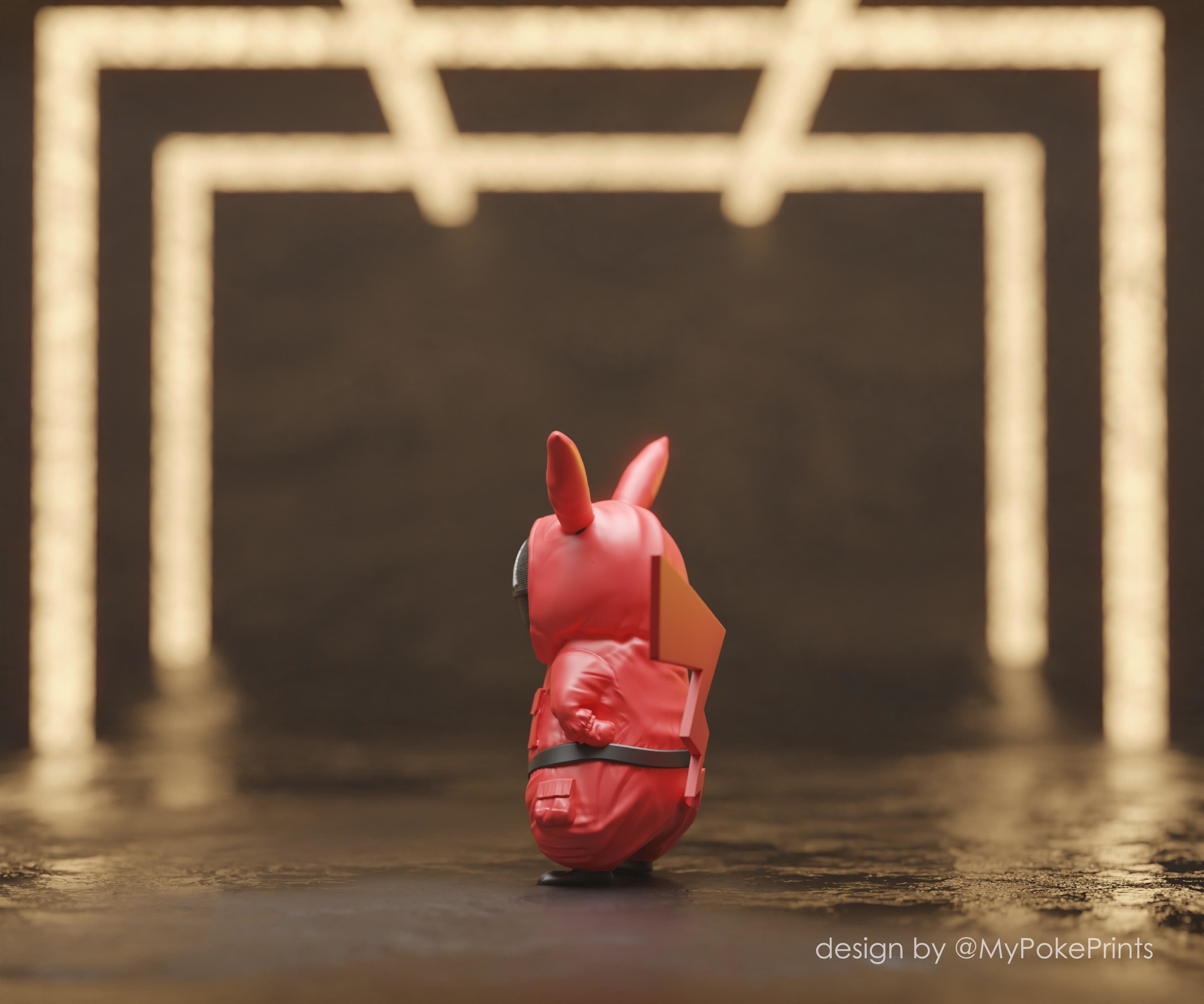 SQUID GAME STARTER POKEMON charmander pikachu and other 3D print model_14