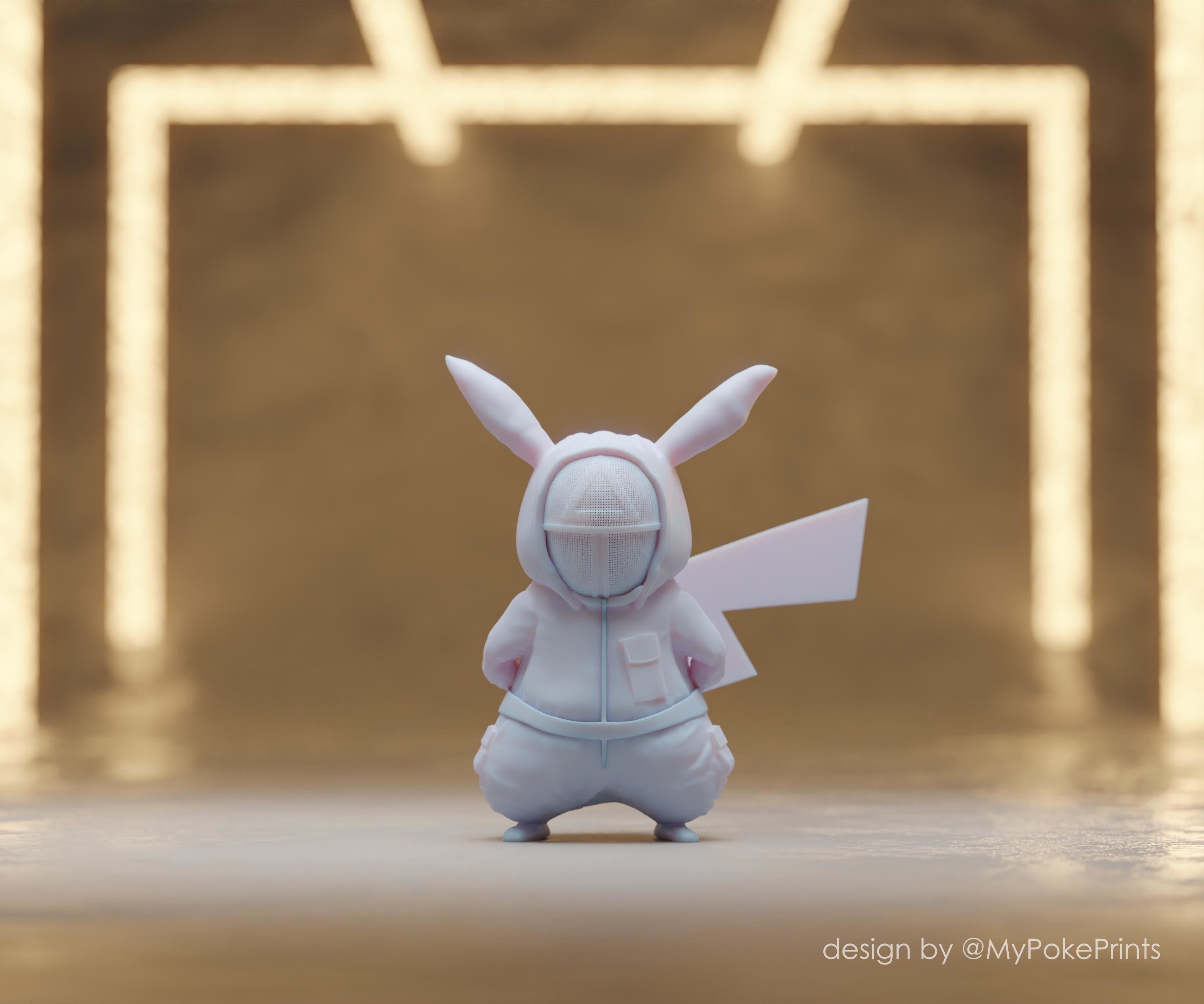 SQUID GAME STARTER POKEMON charmander pikachu and other 3D print model_13