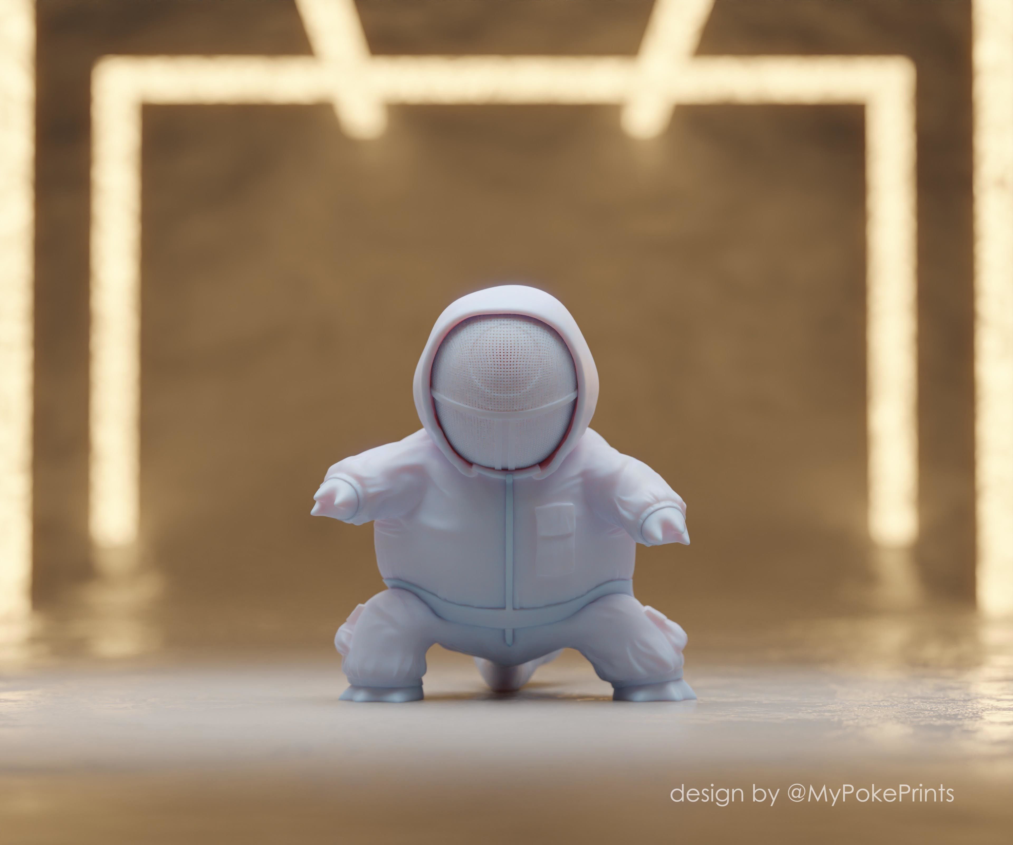 SQUID GAME STARTER POKEMON charmander pikachu and other 3D print model_16