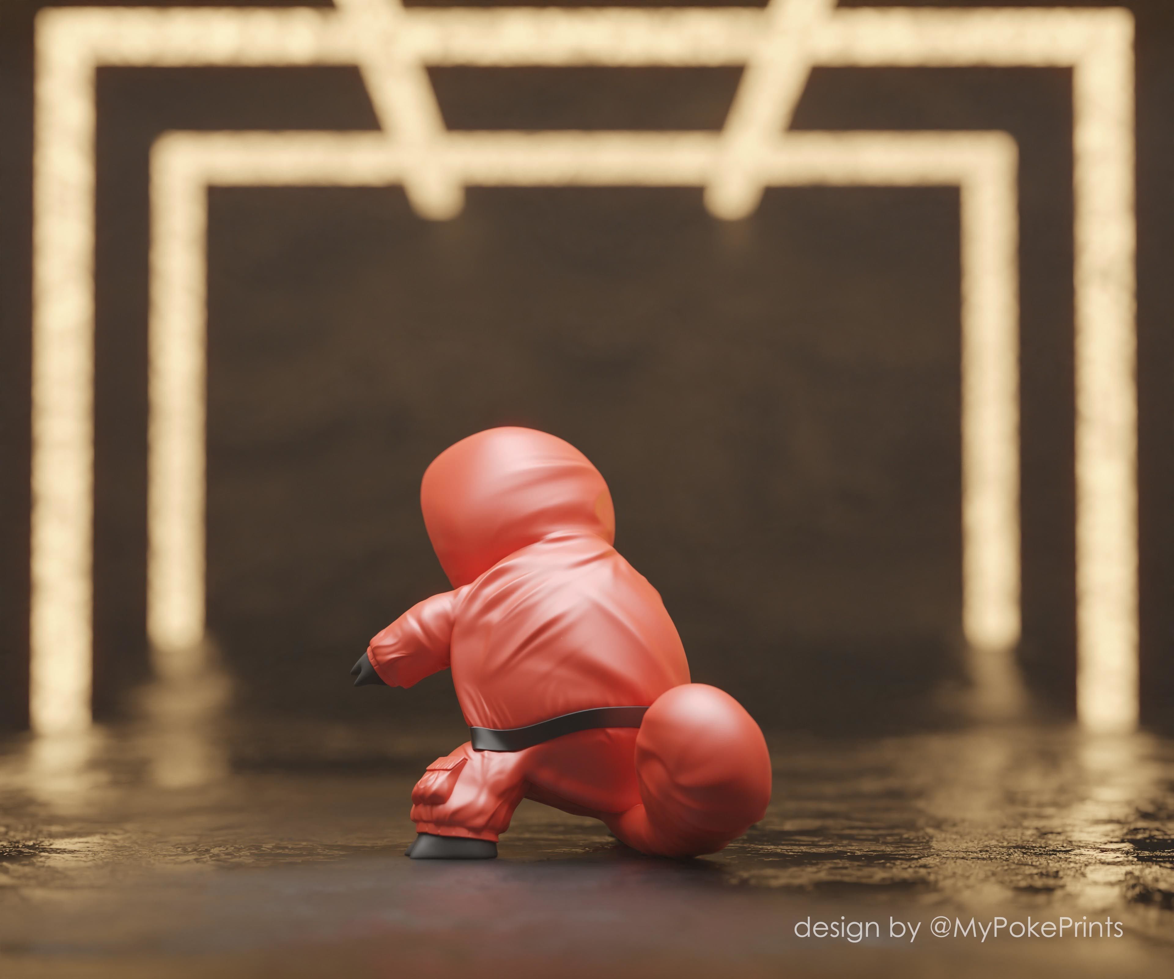 SQUID GAME STARTER POKEMON charmander pikachu and other 3D print model_15