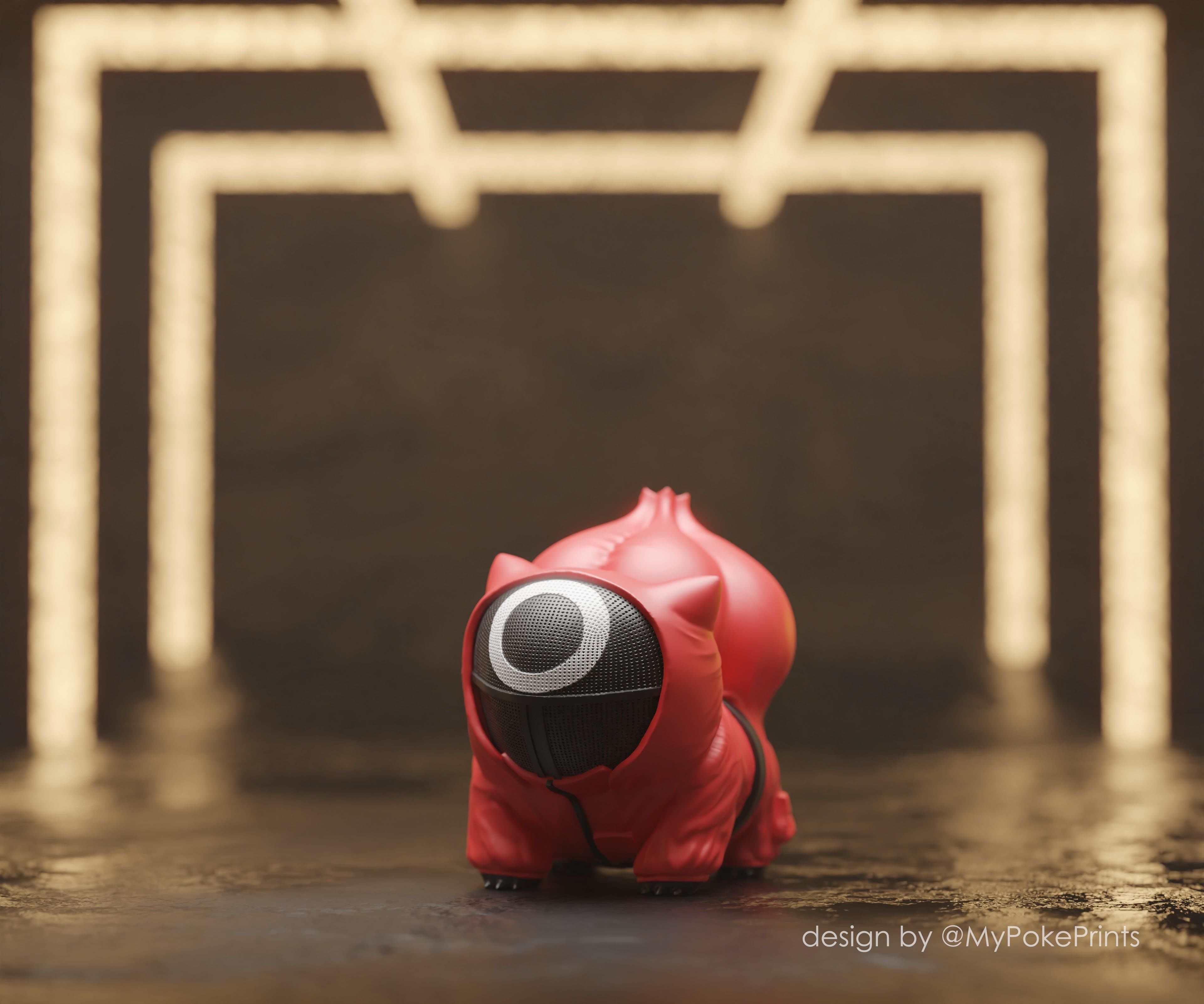 SQUID GAME STARTER POKEMON charmander pikachu and other 3D print model_2