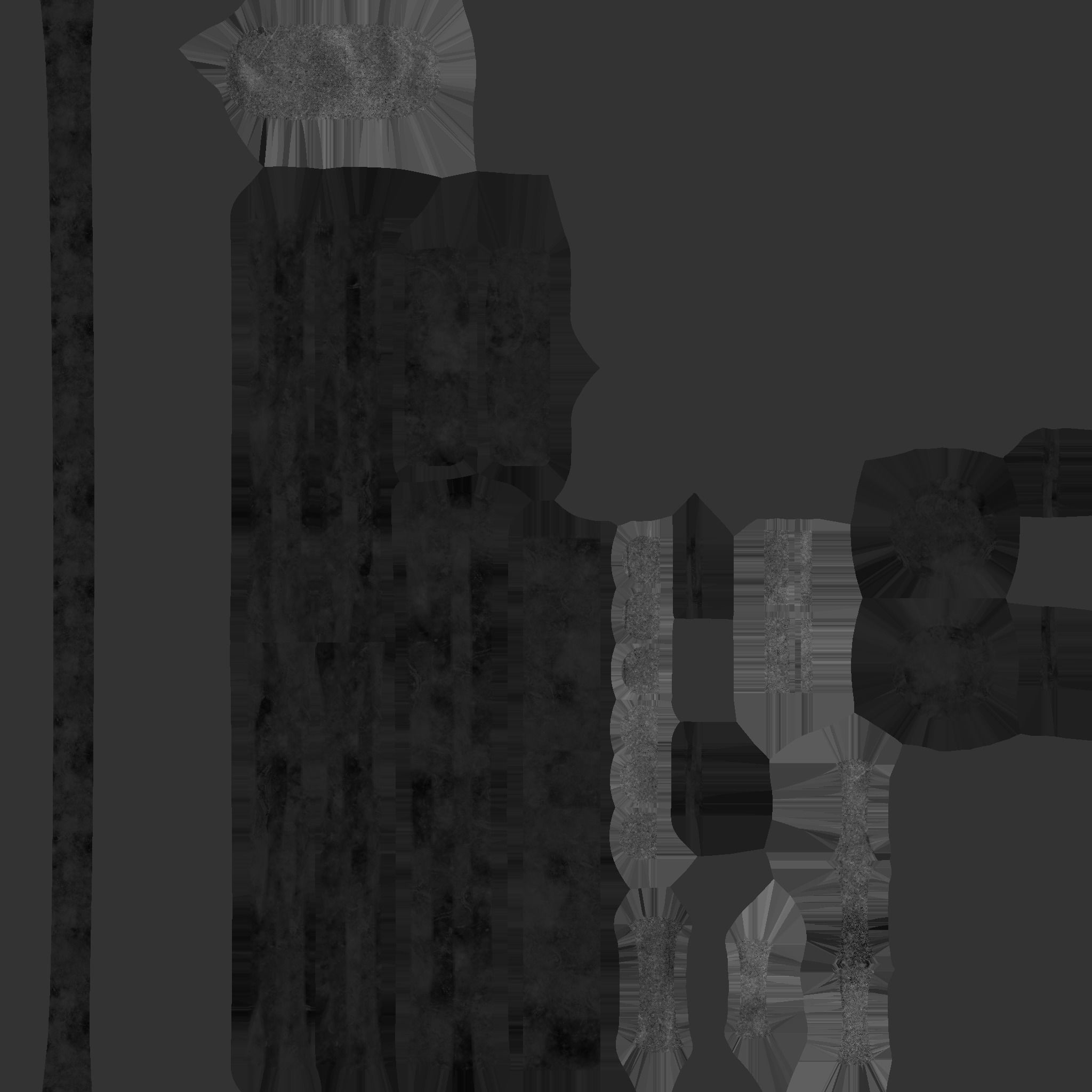 Choker Collar B07 Gold - Character Design Punk Gothic Low-poly 3D model_18