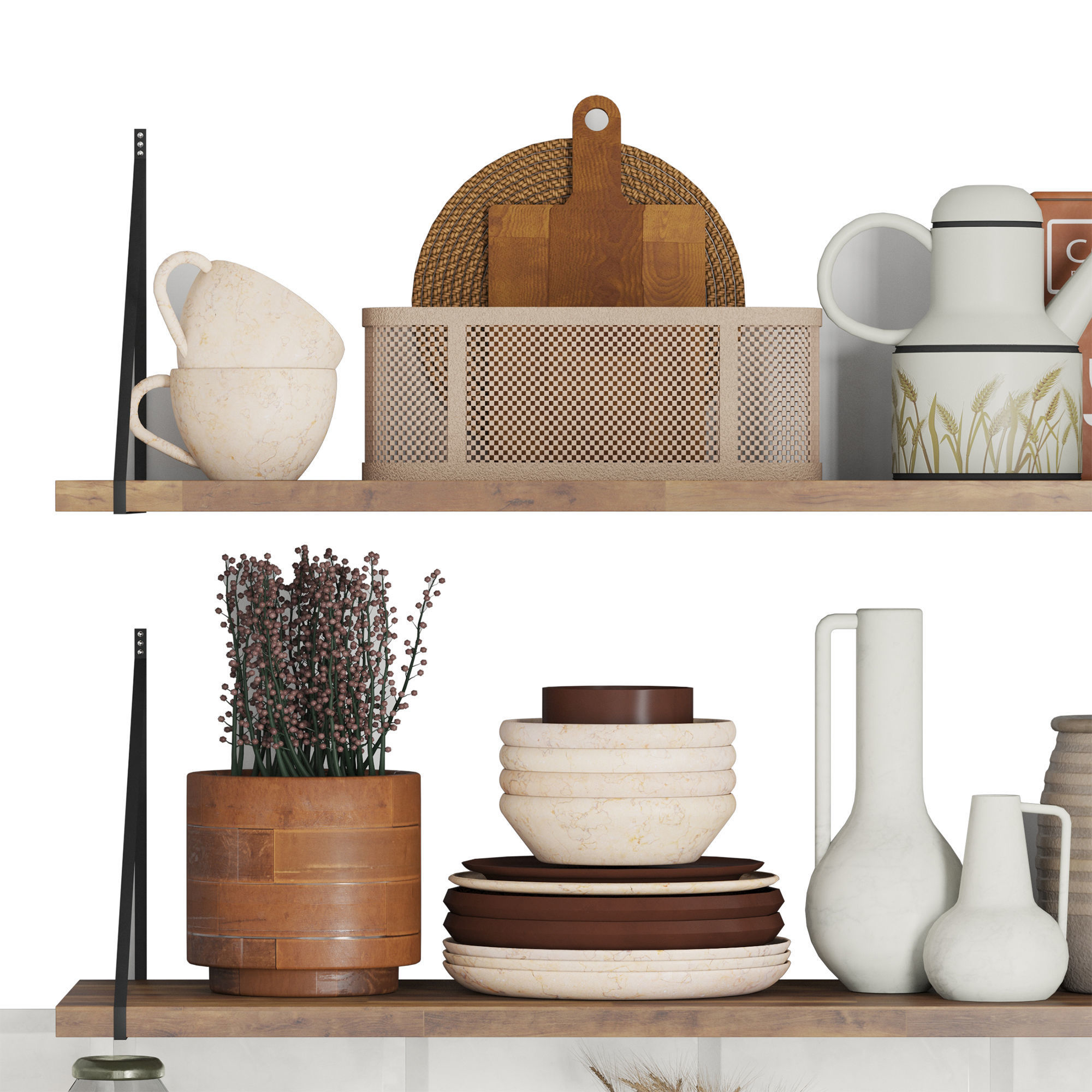 Decorative Set VOL 002 3D model_1