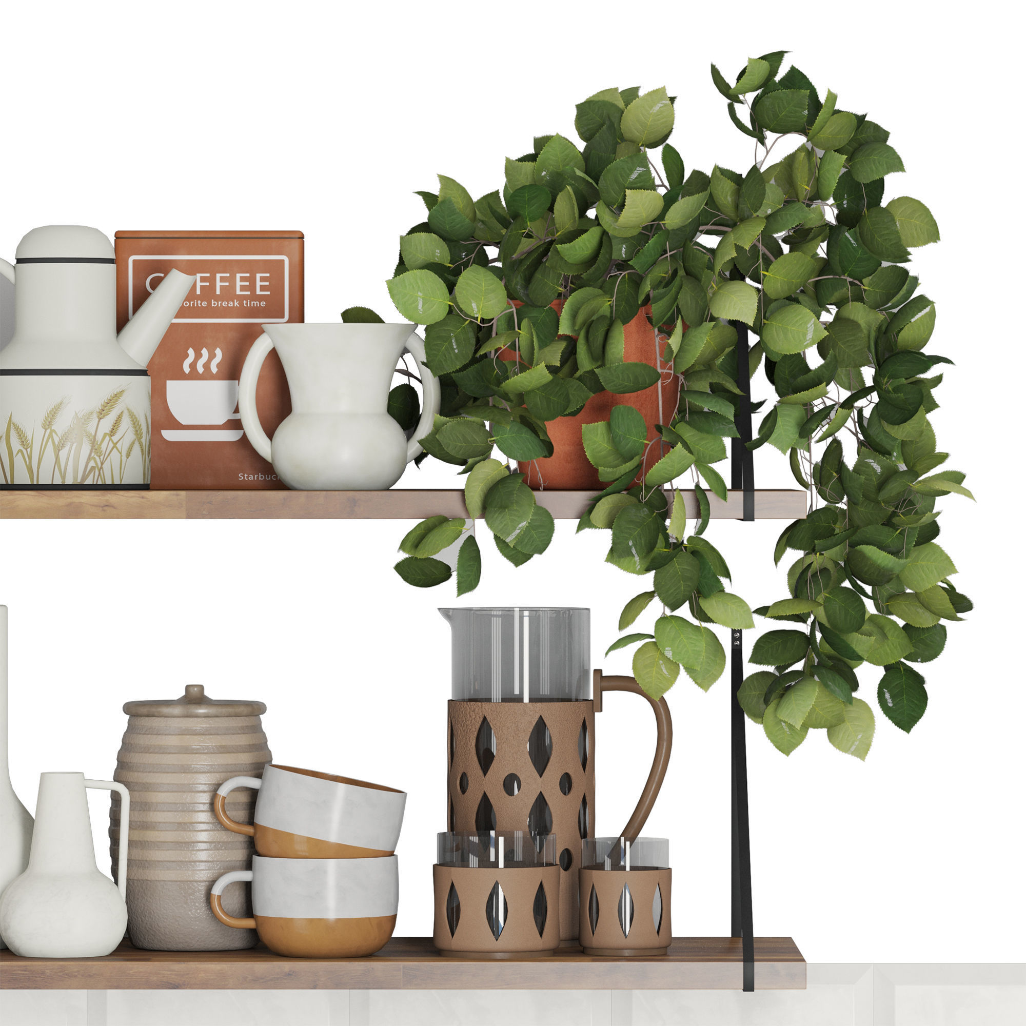 Decorative Set VOL 002 3D model_2