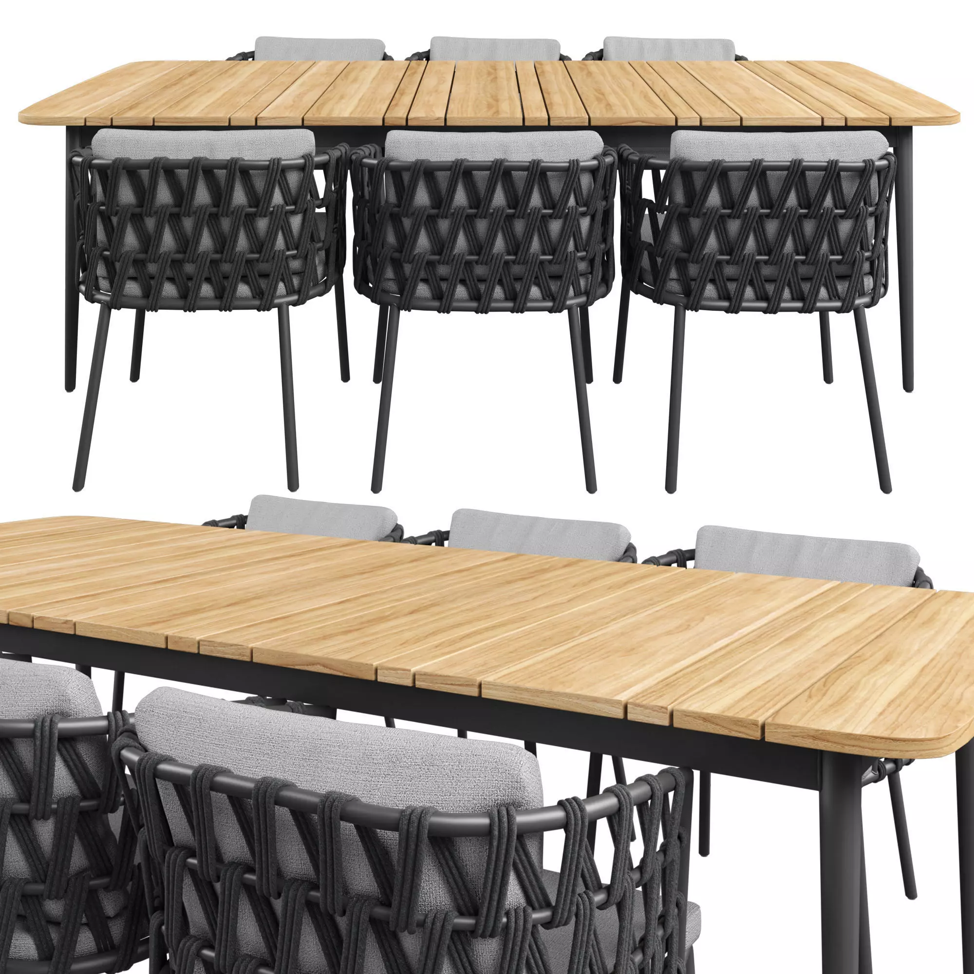 Leo Dinner Set 3D model_0