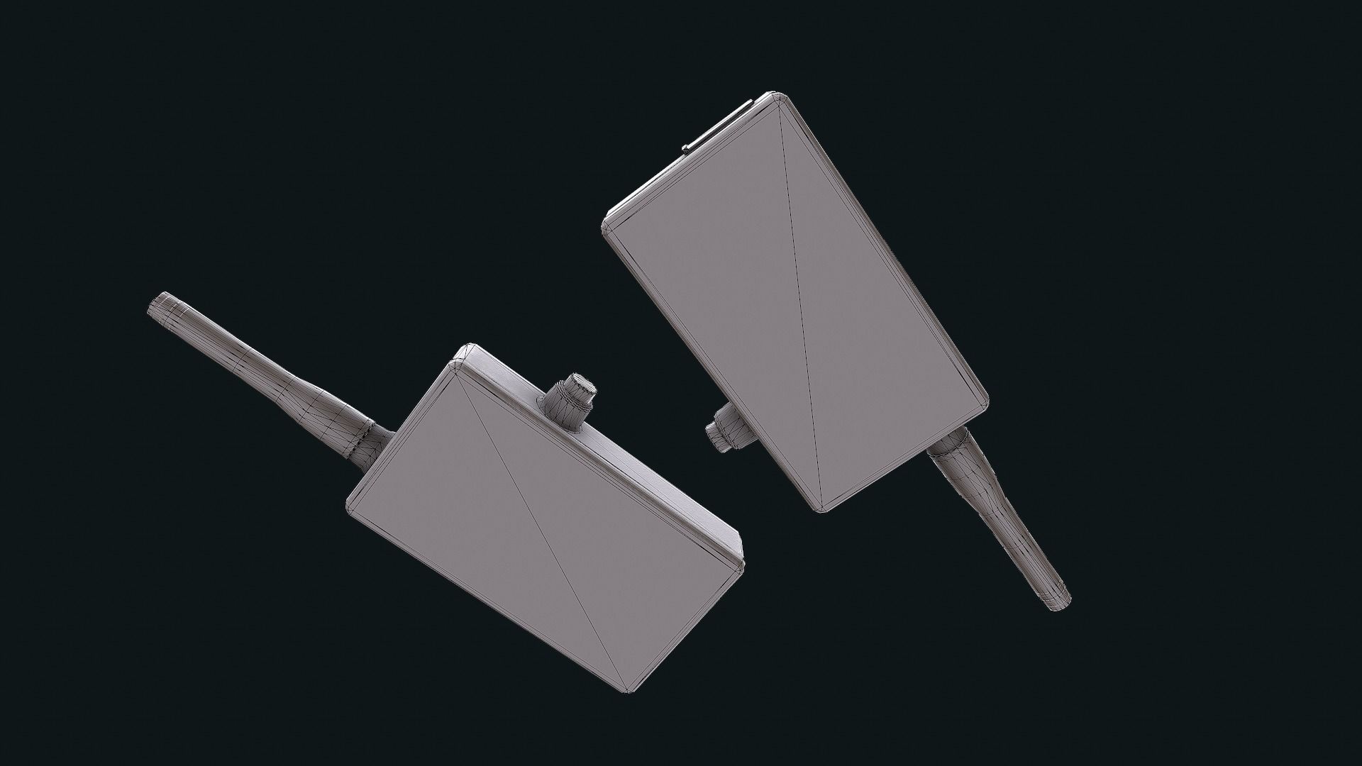 Electronic detonator 2 Low-poly 3D model_9