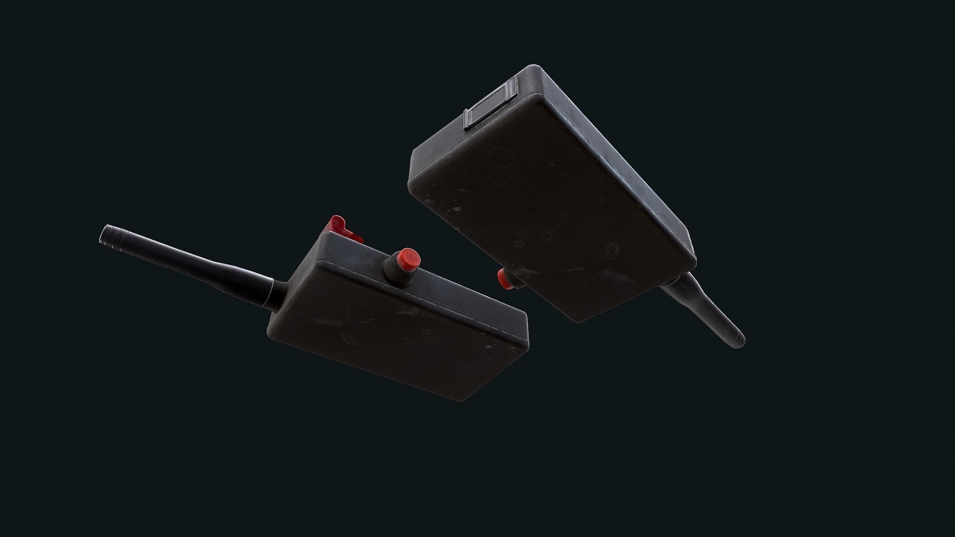 Electronic detonator 2 Low-poly 3D model_6