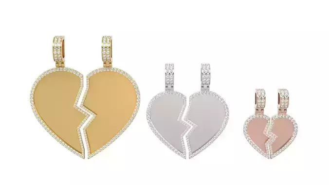 Picture pendant 1-2 inch N 69 3D print model