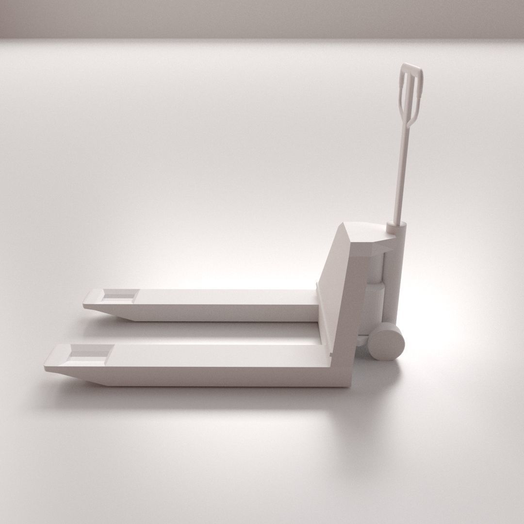 Pallet Jack 3D model_3