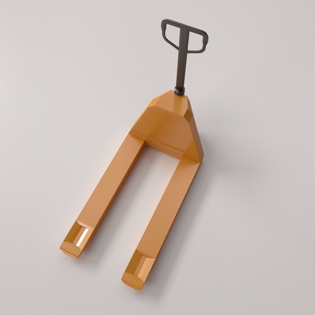 Pallet Jack 3D model_1