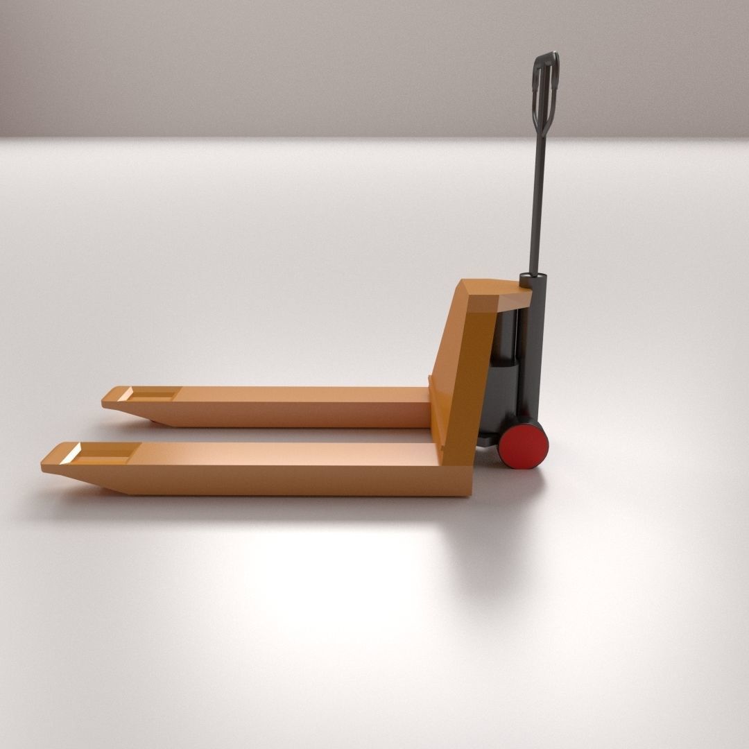 Pallet Jack 3D model_2