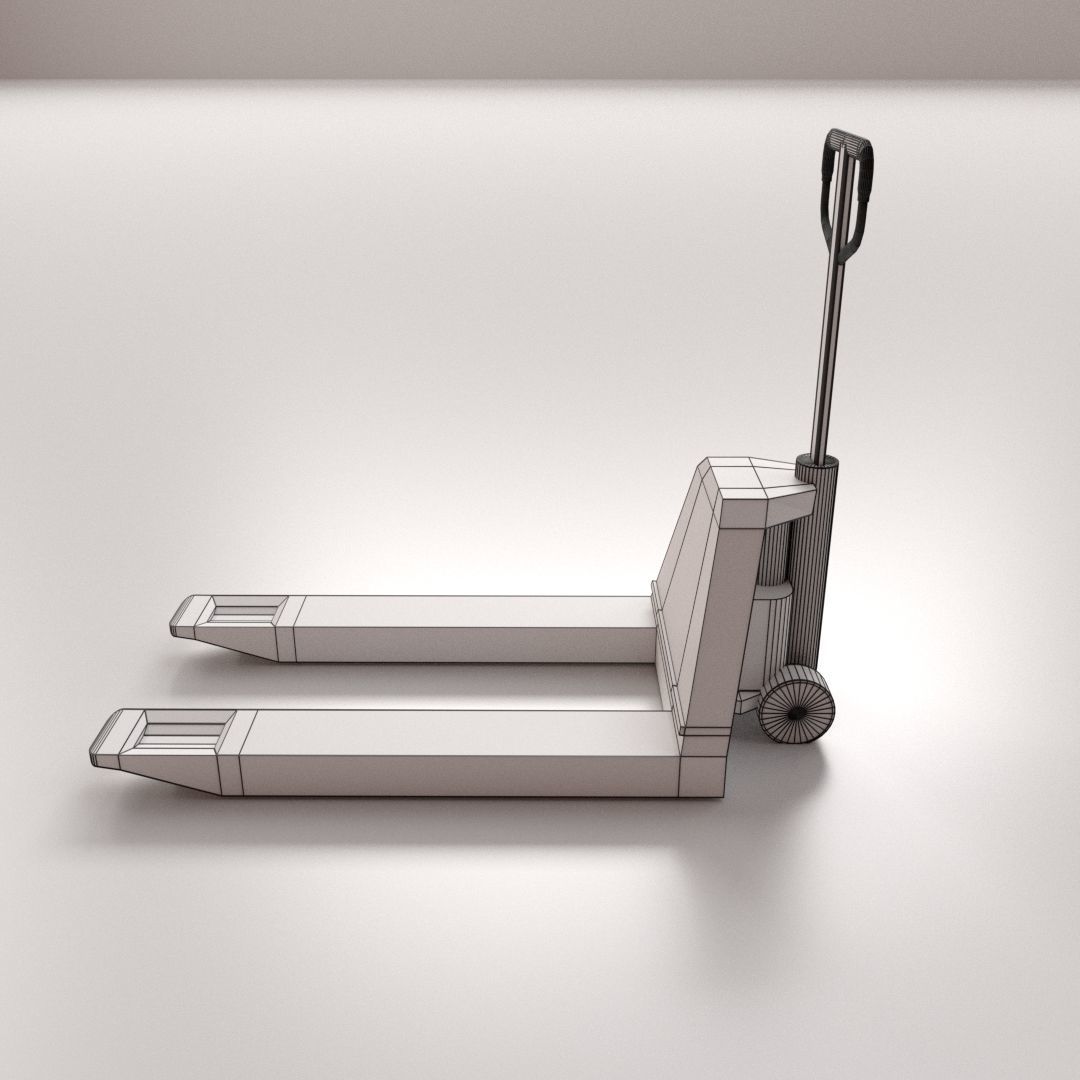Pallet Jack 3D model_4