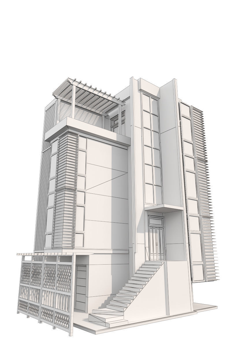 Modern Build 3D model_7