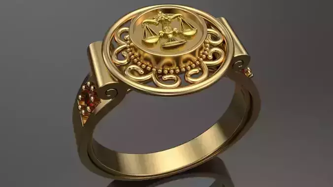 graduation ring poetry law anel formatura  3D model