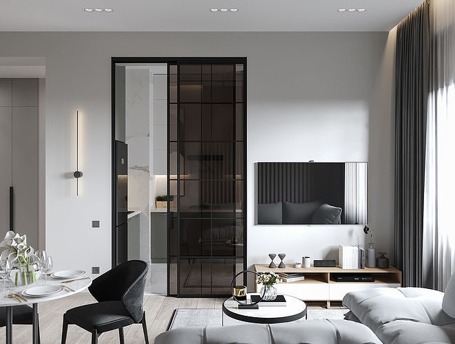 Interior scene 3D model 2