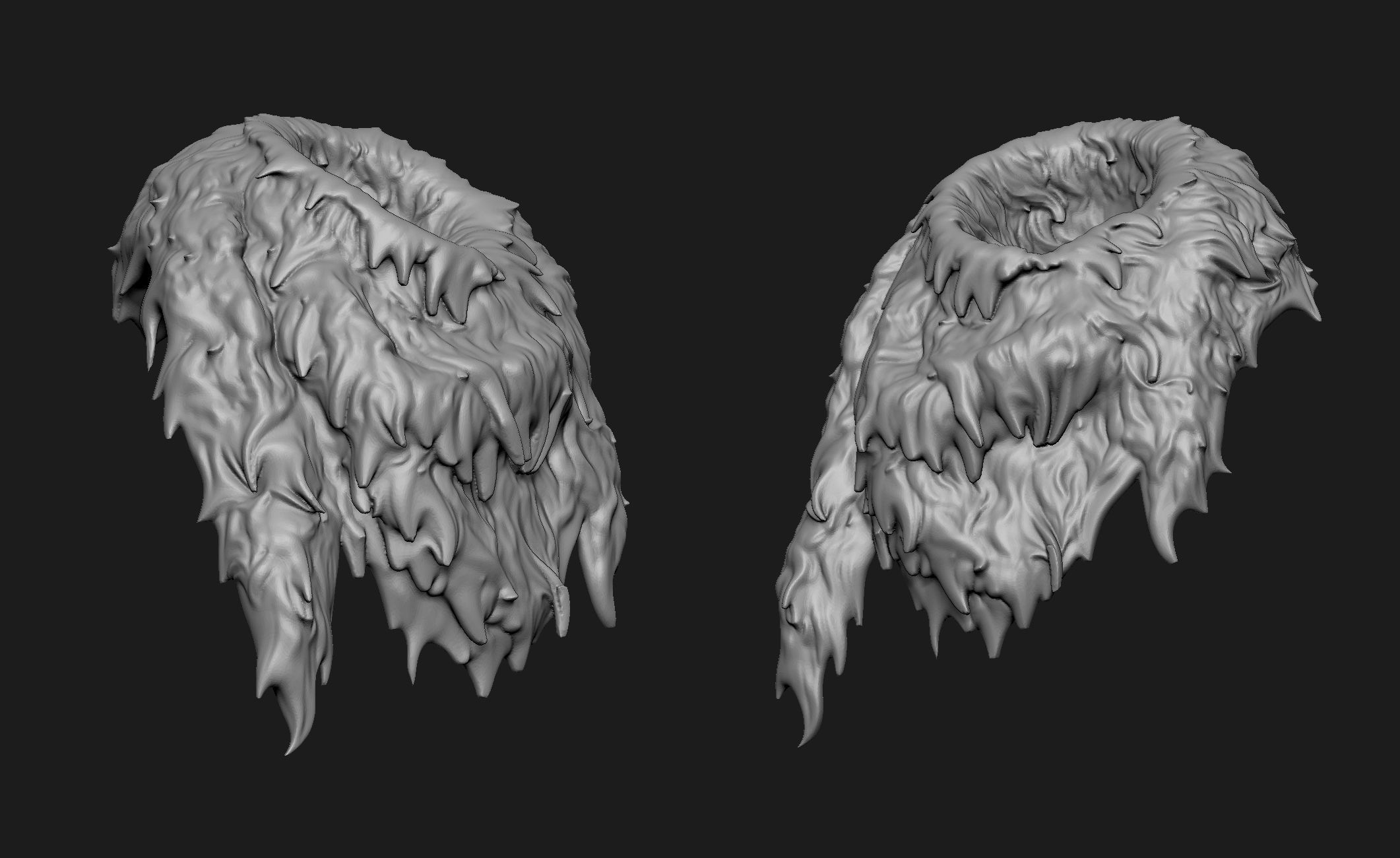 Scarfs for 3d Printable Characters Part 1 3D model_17