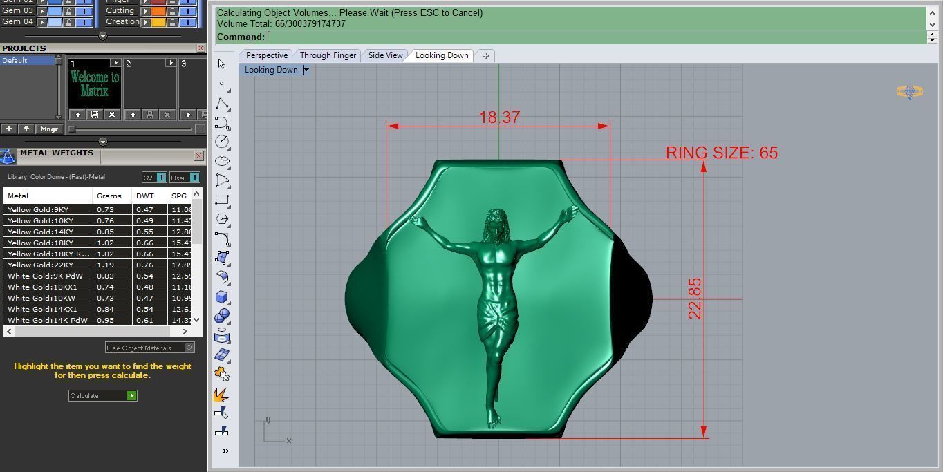 Jesus ring 3 3D print model_4