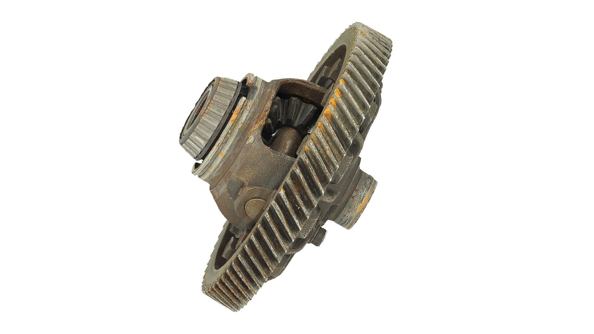 Roller Bearing and Gear Raw Scanned 3D model_5