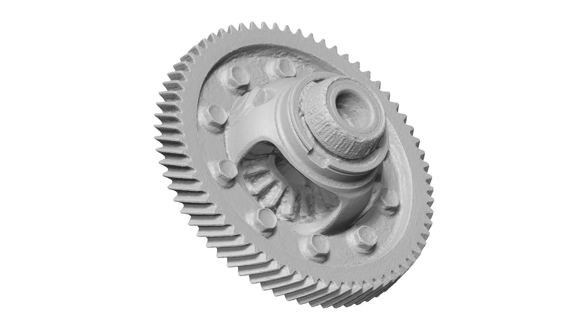Roller Bearing and Gear Raw Scanned 3D model_1